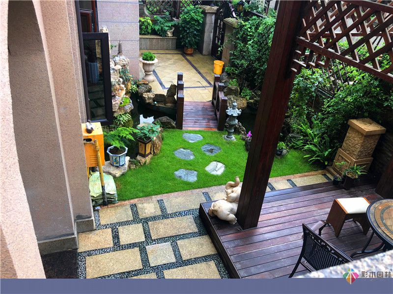 重慶茶園金科別墅庭院私家花園設(shè)計(jì)，讓您享受到自然